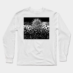 Animal Print Cheetah and Silver Medallion Long Sleeve T-Shirt